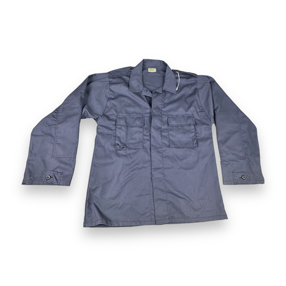 Vintage Tru-Spec Tactical Shirt Mens LARGE LONG Navy Blue  Long Sleeve Deadstock - Picture 1 of 6